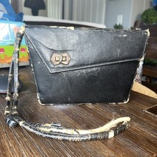 Vintage Black Leather Camera Case