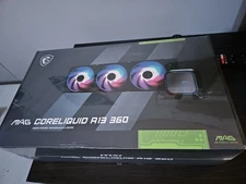 MSI Mag Coreliquid A13 360 Black Unopened CPU AIO Cooler