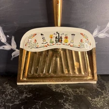 JV Reed Dust Pan  Vintage Retro  woodstove farmhouse, signed M Tabor