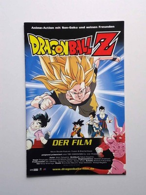 Dragon Ball Z - Der Film - Shigeyasu Yamauchi - Mitsuo Hashimoto - Presseheft