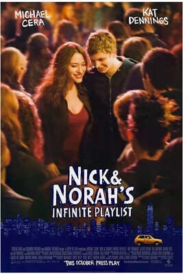 NICK & NORAH'S INFINITE PLAYLIST 11x17 MOVIE POSTER