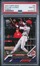 POP 6 Elly De La Cruz 2024 Topps Now Red 10/25 Reds 10 GEM MINT 4 HRs In 4 Games