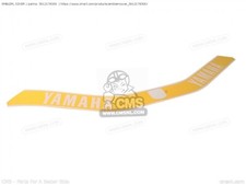 Für Yamaha Chappy Rahmenemblem gelb