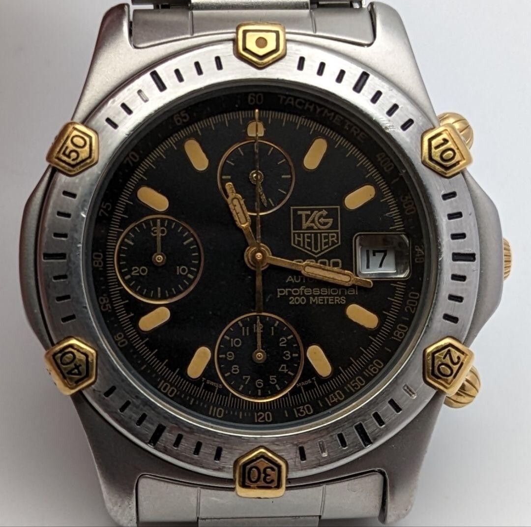 BOSS【TAG HEUER】professional 2000 TAG Heuer 2000 Men's Black Watch - 165.306 for sale online