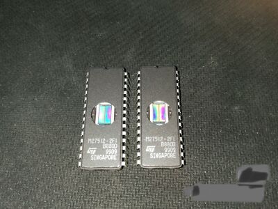 STMicroelectronics M27C512-DIP28W CI Mémoire CDIP-28 EPROM 512 KO 64 K X 8 - Foto 8
