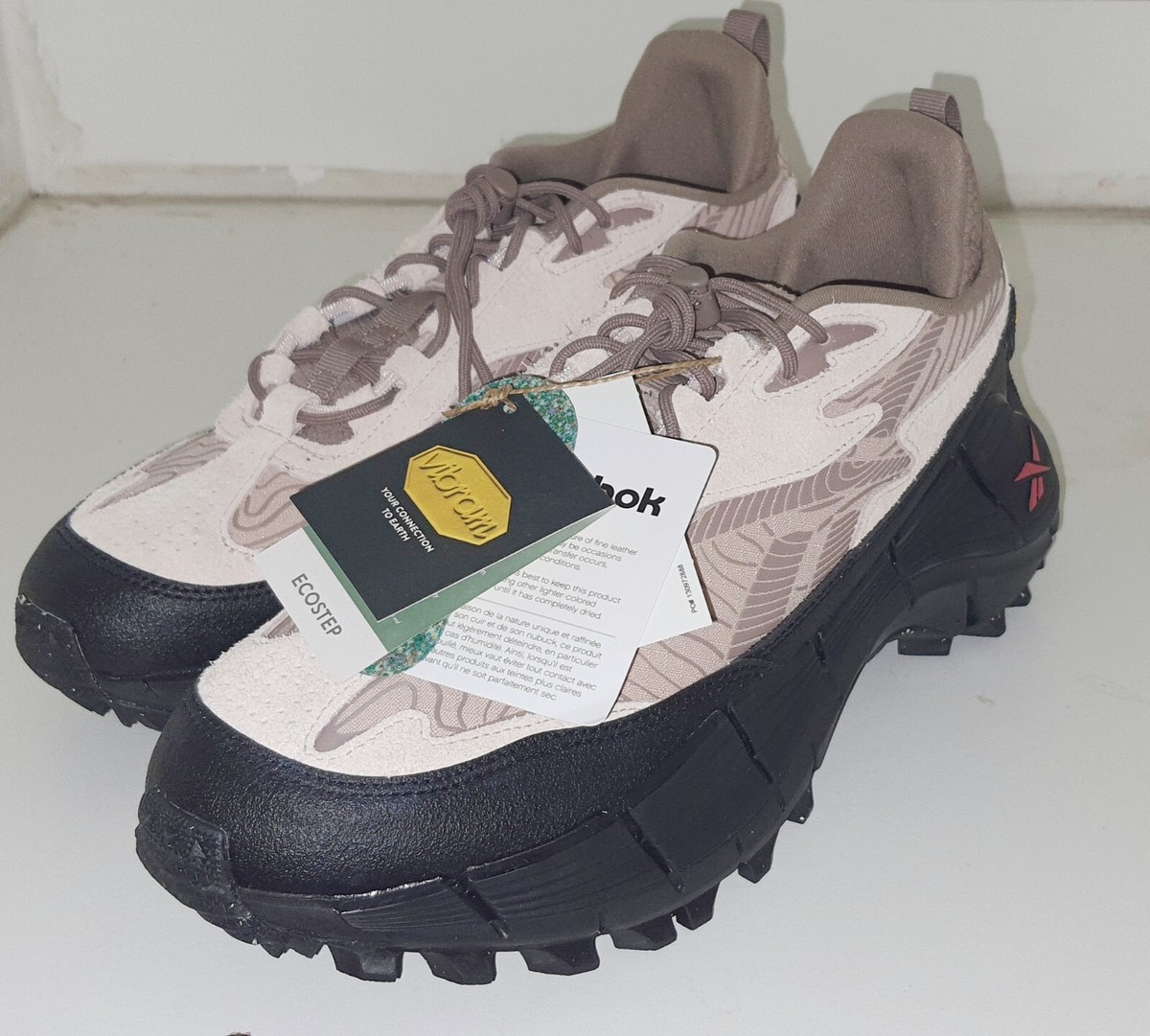 Reebok Zig Kinetica 2.5 Edge Trail Shoes - Brown - Black UK9  display picture 2