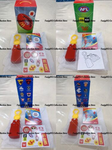 McDonald's Happy Meal Toys 2025 AFL Deportes BOLSA CLIP CON PEGATINAS Y TARJETA - Elige - Imagen 29 de 29