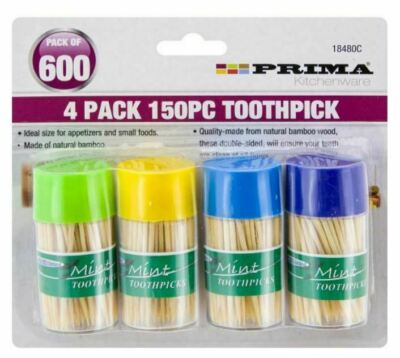 2 x Wooden Stick Tooth Picks Dental Floss Dental Care Oral Hygiene ...