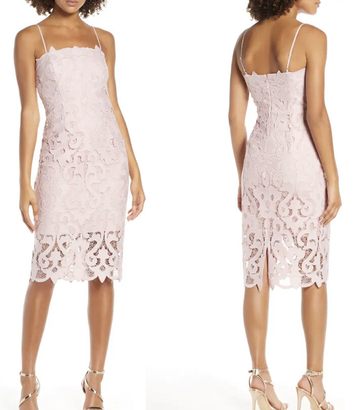 long pink dress Chic Dusty Pink Long Sleevess Lace Appliques New Arrival High Split Sequined Long Prom Gowns