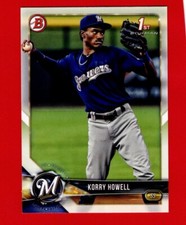 2018 Bowman Draft Baseball - Korry Howell - Marlins UNLIMITED SHIPPING FOR $4.00