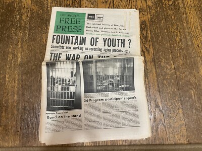 Feb 1973 Los Angeles Free Press Newspaper Stevie Wonder Chicago Fanny Azteca