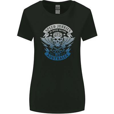 Australia Speed Junkies Biker Motorrad Damen breiter geschnittenes T-Shirt