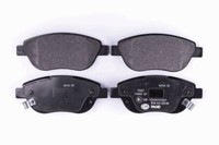 Hella 8DB 355 020-881 Bremsbelagsatz, Scheibenbremse FüR Fiat