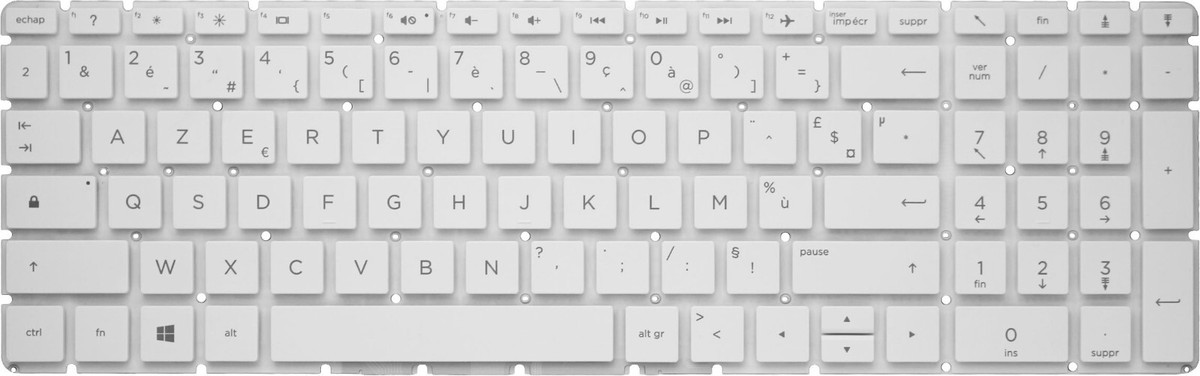 Clavier AZERTY Français Original Pour HP 15-bs112nf, 113nf, 114nf, 120nf - Neuf