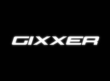 2 x "GIXXER" Helm-/Tank Aufkleber reflektierend (reflective sticker)