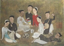 Vu Cao Dam : An Intimate Gathering : Archival Quality Art Print