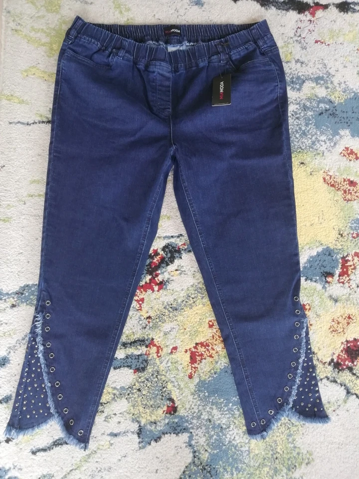 Gr. 52*54*56*58 + Kurzgrößen Mia Moda Jeans-Jeggings Denim dark blue -20% Rabatt - Bild 3 von 4
