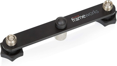 Gator Frameworks 1-to-2 Mic Mount Bar with Standard 5/8-Inch Thread Suitable for