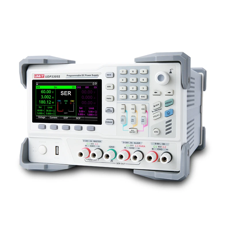 UNI-T UDP3305S-E 4Ch 328W 30V/5A Advanced Programmable DC Power Supply IN-STOCK - Image 2 of 4