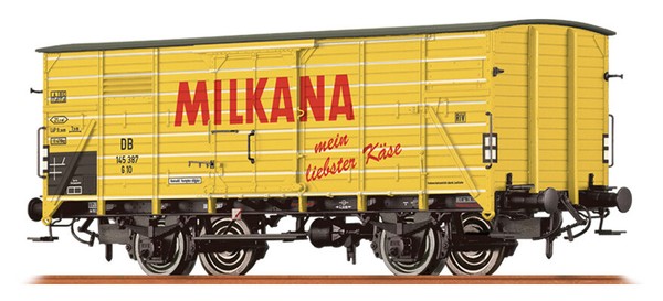 Brawa 49771 H0 Gedeckter GüTerwagen G10 Milkana Db Ep Iii Neuheit 2019 Ovp ,-image