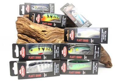 Berkley Flatt Shad 66mm 20g sinkend 10 Farben Wobbler Hecht Barsch Wels NEW