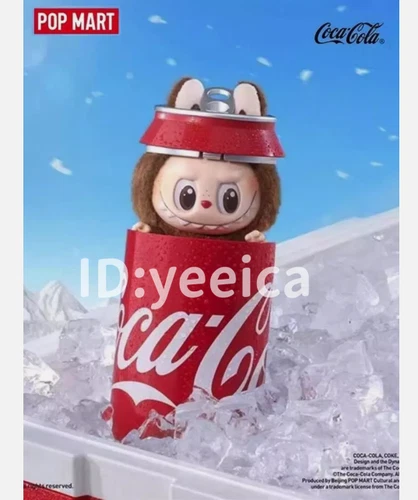 Authentique figurine POMART THE MONSTERS Labubu série peluche le plus cher Coca-Cola cadeau jouet neuf