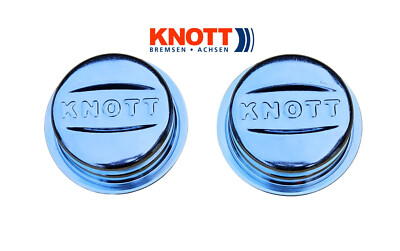 2x Original Knott Fettkappe Achskappe Abdeckkappe Staubkappe Nabenkappe Ø 64mm