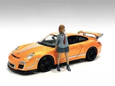 "CAR MEET 1" FIGURINE V FOR 1/24 SCALE MODELS BY AMERICAN DIORAMA 76381