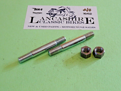 70-2973 Triumph VOREINHEIT KRÜMMERBOLZEN SET TR5 T100 T110 TR6 E2973 HERGESTELLT IN UK