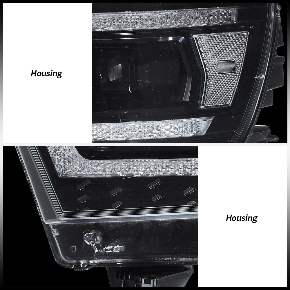 Fits 2019-2024 Dodge Ram 1500 LED Headlights w/Dynamic & Sequential Front Lamps