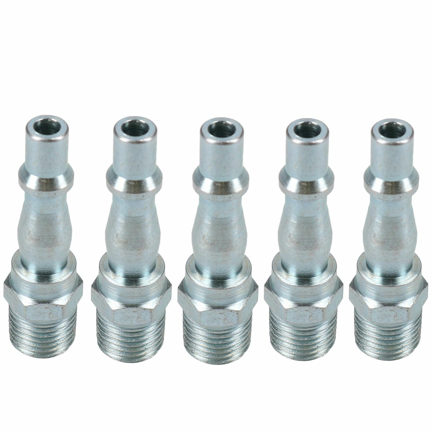 PCL Airflow Air Line Hose Fitting Male Adaptor 1/4"" BSP Male Thread ACA2593 x 5