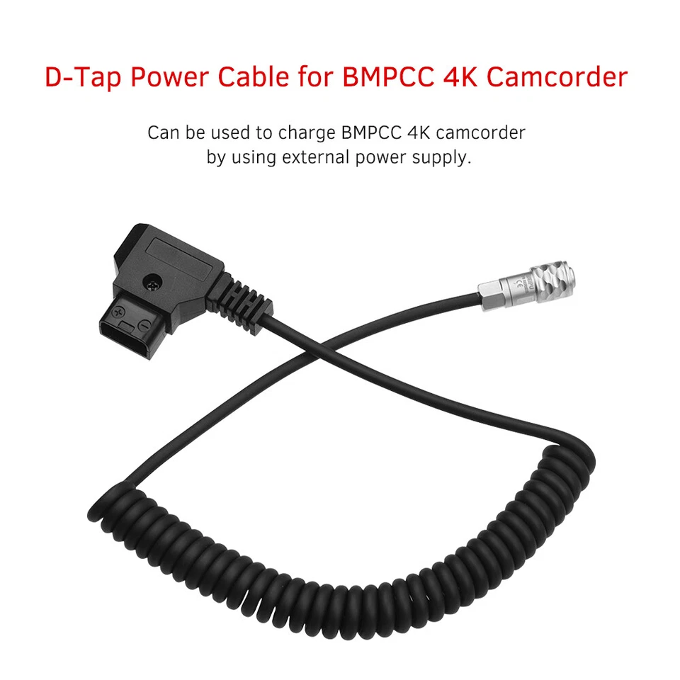 D-Tap to BMPCC 4K 2 Pin Locking  Cable for Blackmagic Pocket M5H2 - Image 4 of 4