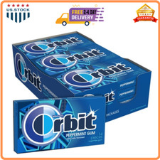 ORBIT Gum Peppermint Sugarfree Chewing Gum, 14 Pieces Pack of 12 