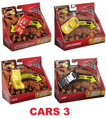 Mattel Disney Cars 3  / Crazy 8 Crasher / Auswahl an Cars