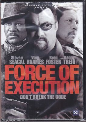 Dvd FORCE OF EXECUTION - DON'T BREAK THE CODE Steven Seagal Danny Trejo nuovo