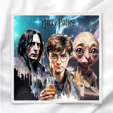 Harry Potter Fabric Panel for Quilting Crafting Sewing Quilt Block HPM74963