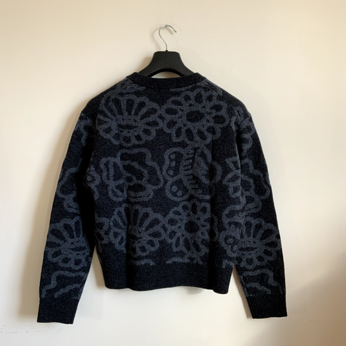 UNIQLO X marimekko Lambswool Crew Neck Jumper - Dark Grey - Size M Medium NWT - Picture 8 of 10