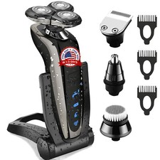 Maquina De Afeitar Para Hombre Profesional Afeitadora Electrica USB Impermeable