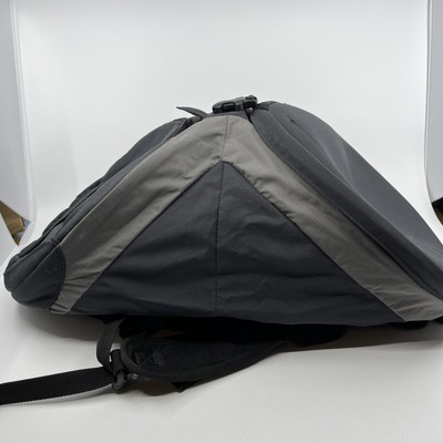 DECATHLON QUECHUA Collapsible Hiking Backpack Air Cooling Black Hard Sides