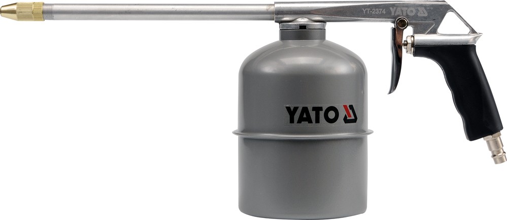 Pistolet à huile Yato 0,85L à double embout pour entretien mécanique