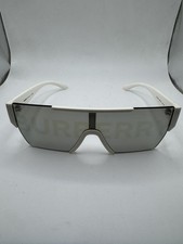 BURBERRY BE4291 3007 H White Grey Tamp Bur Silver Gold2 38 mm Men's Sunglasses