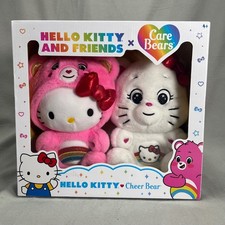 Hello Kitty x Care Bears Cheer Bear Plush Set NIB 2023 Sanrio Basic Fun Cloudco