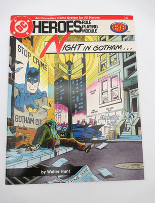 DC Heroes Role Playing Module 212 Night in Gotham D&D Tabletop