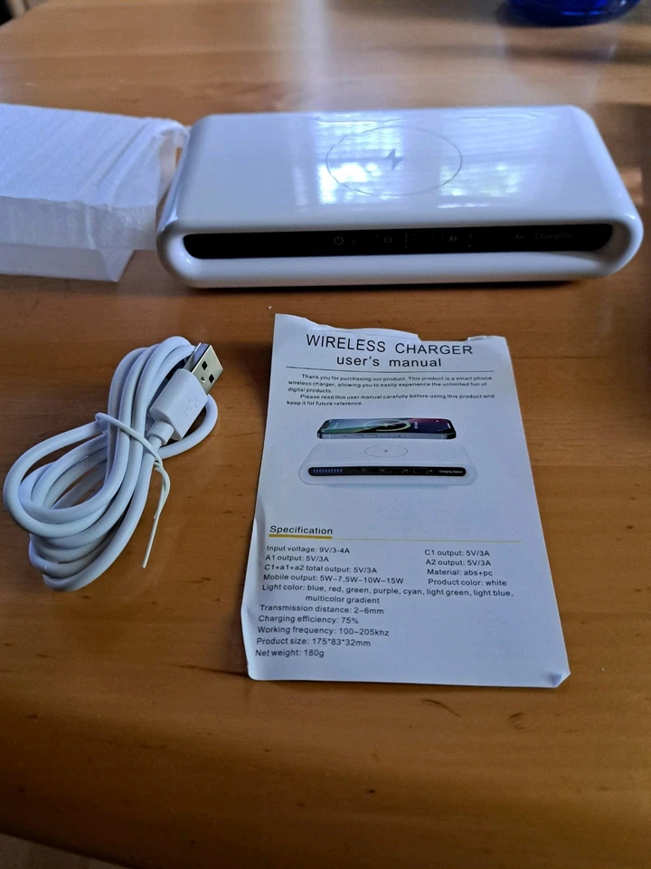 20 x 4in1 Wireless Charger Induktionsladegerät. Für alle unterstützenden Handys