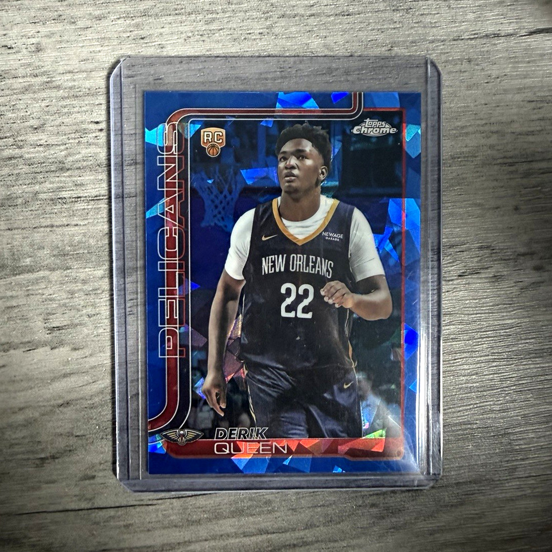 Derik Queen 2025 Topps Chrome Sapphire #263 Rookie RC