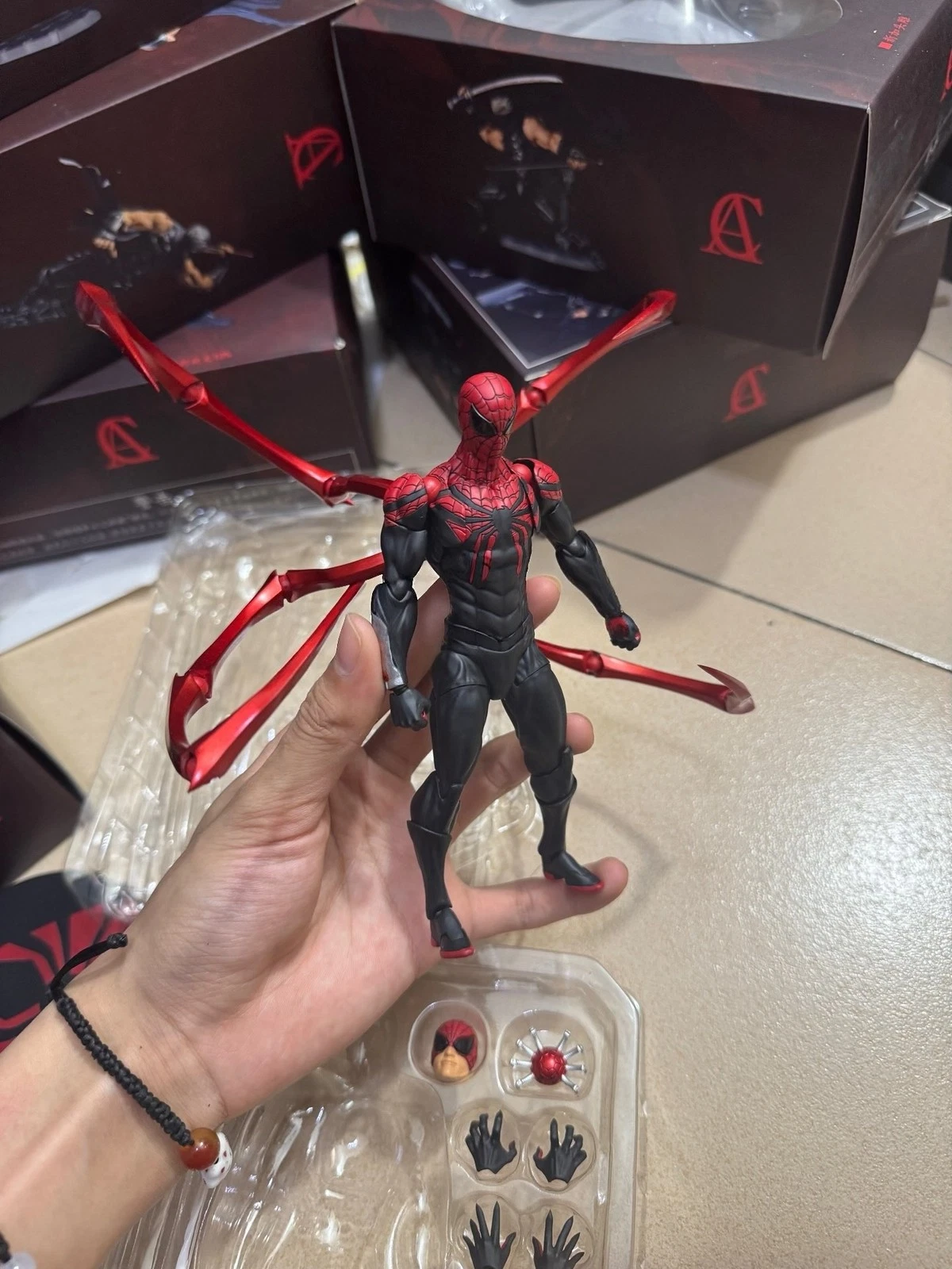 Mess Toys Superior Neighbor Spiderman Octopus Spider 1/12 Action Figure US STOCK image 7