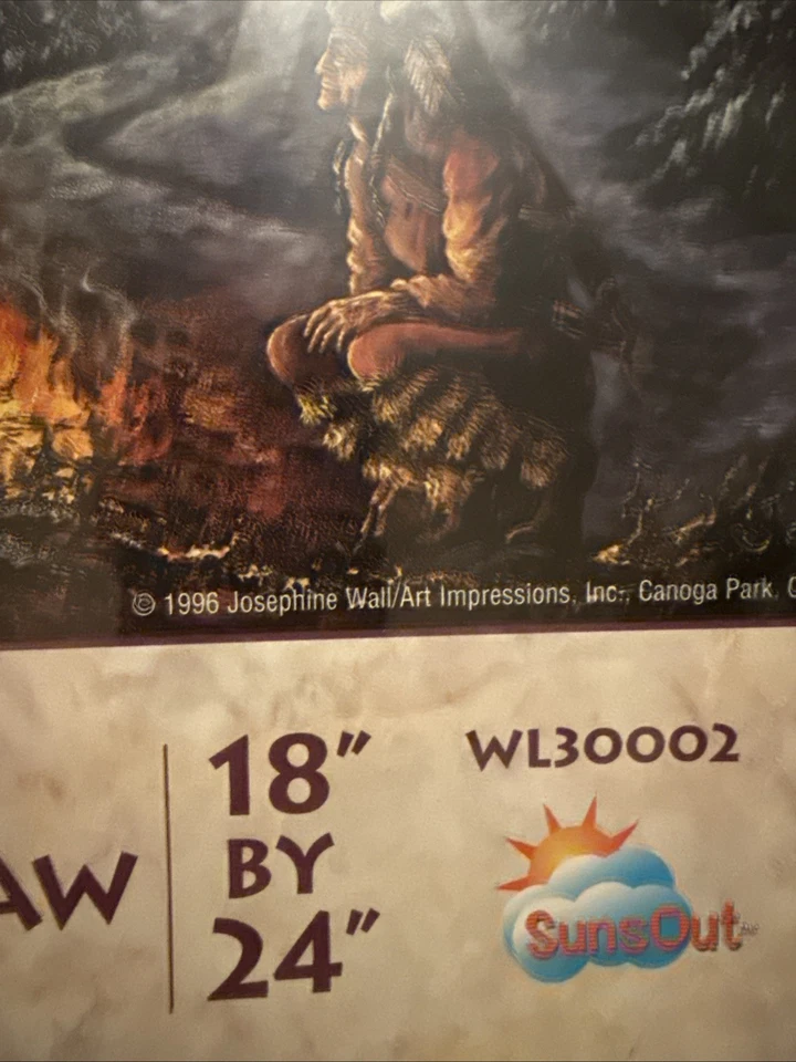 RARO ROMPECABEZAS DE PARED SUNSOUT THE VISION SEARKER JOSEPHINE DE COLECCIÓN 500 PIEZAS 18" X 24" Foto 4 de 4