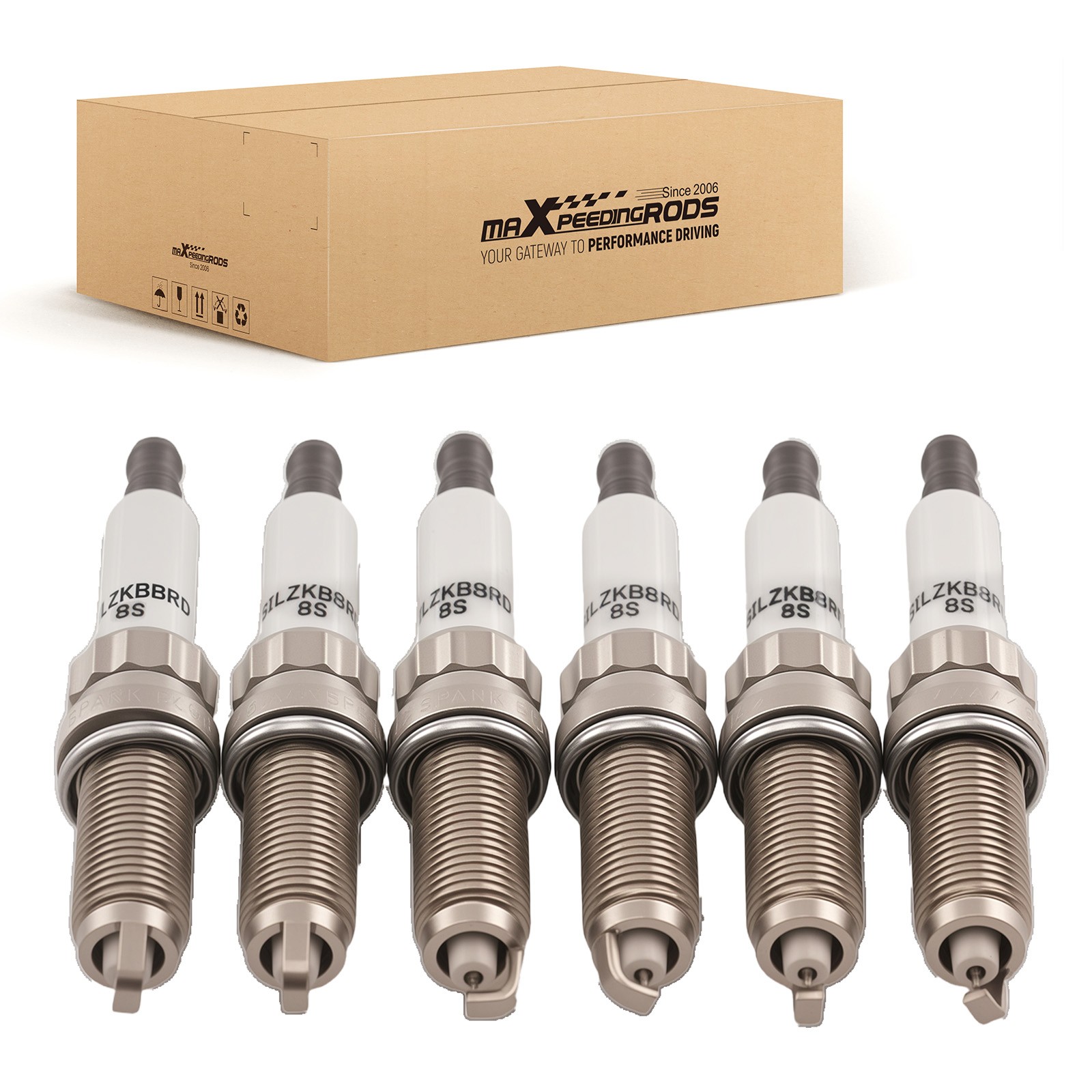 Platinum Spark Plug for BMW 435i 535i xDrive L6 3.0L 12127622445 97506