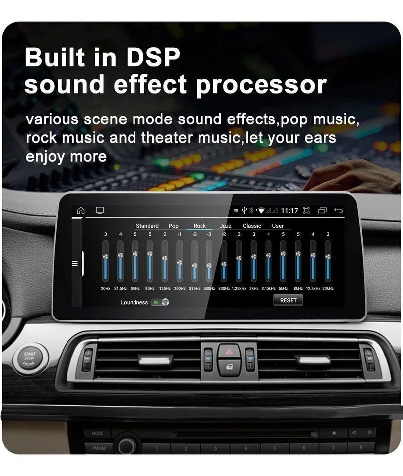 12.3'' Android Screen 64G Car Carplay GPS Display Multimedia for BMW F01 F02 CIC - Image 3 of 4