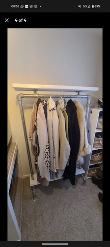 Industrial Style Clothing rail